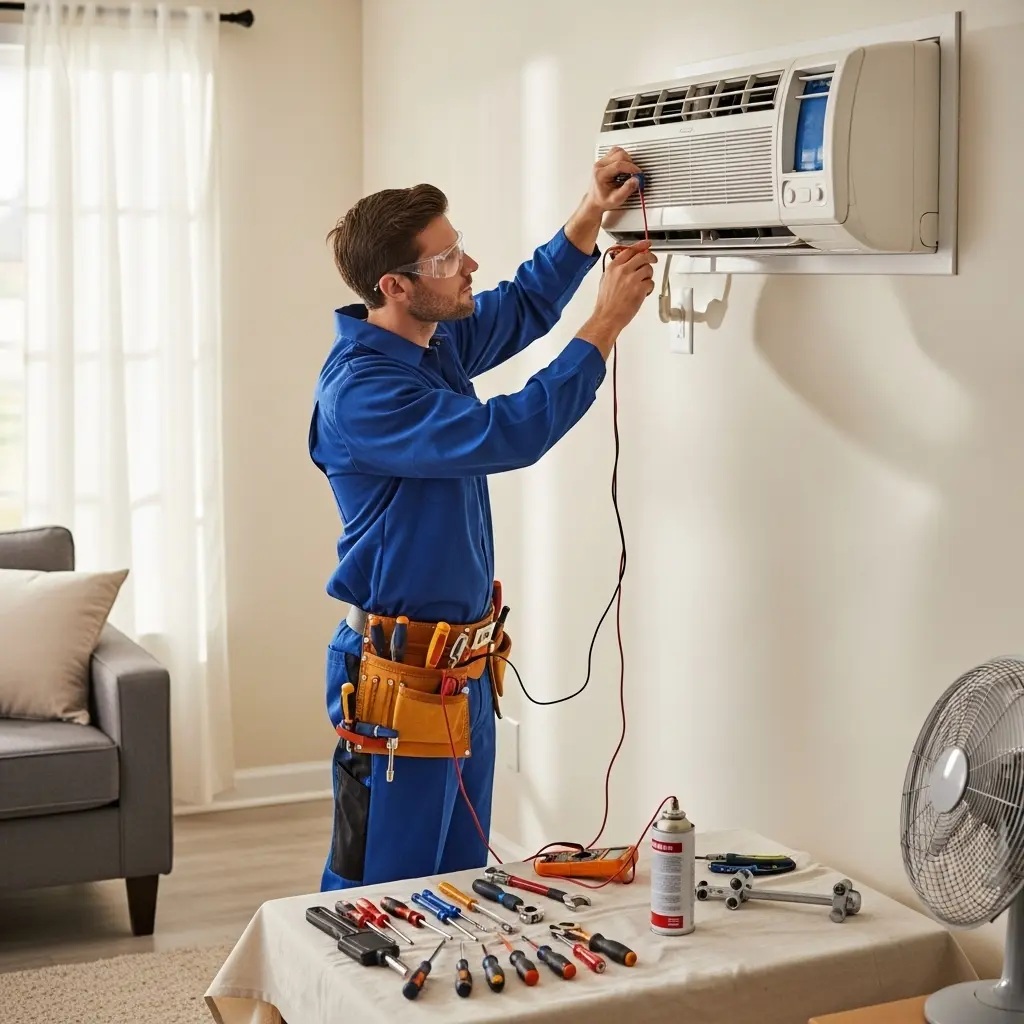 Bala Çetintaş Çetintaş klima gaz dolumu ve bakım – Enerji verimliliği artırıldı. - Teknik servis örneği